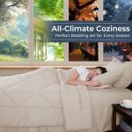 Reversible 7-Piece Queen Comforter Set in Grey