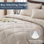 Reversible 7-Piece Queen Comforter Set in Grey