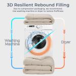 Reversible 7-Piece Queen Comforter Set in Grey