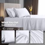 Luxury Microfiber 4-Piece Bed Sheet Set - Queen