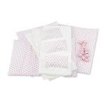 Emily Rose 18-inch Doll 3 Single Stackable Pink & White Beds - Triple Wooden Furniture Bunk Bed with 3 Bedding Sets and Clothes Storage Drawer - Toy Bedroom Accessories Playsets | USA Business