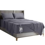 Luxury Microfiber Queen Bed Sheet Set with Pockets