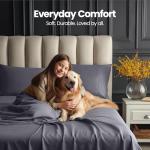 Luxury Microfiber Queen Bed Sheet Set with Pockets