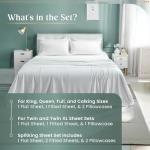 Luxury Egyptian Cotton Queen Sheet Set - 800 TC