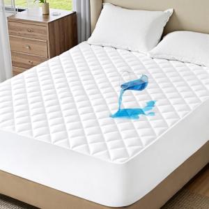 Queen Waterproof Quilted Mattress Protector Cover