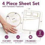 Luxury 100% Egyptian Cotton Queen Sheet Set