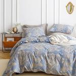 Boho Floral King Duvet Cover Set - 3 Pieces