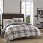 Eddie Bauer Queen Reversible Plaid Duvet Set