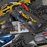 Race Car Twin Comforter Set for Boys