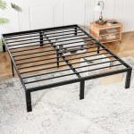 Full Size Metal Bed Frame with Storage Space