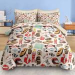 Race Car Comforter Set for Kids and Adults