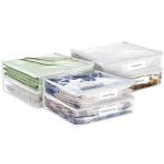 Durable Clear Storage Bags with Easy-Glide Zipper