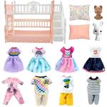 Doll Clothes and Accessories Set for 5.3" Dolls