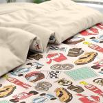 Race Car Comforter Set for Kids and Adults