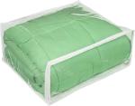 5 Clear Vinyl Zippered Storage Bags for Bedding