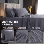 Utopia Full Size Deep Pocket Sheet Set - Grey