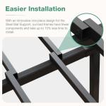 Novilla Queen Metal Bed Frame with Storage Space