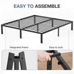 Full Size Metal Bed Frame with Storage Space