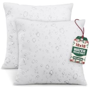 Utopia Bedding 18x18 Outdoor Pillow Inserts (Pack of 2)