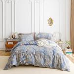 Boho Floral King Duvet Cover Set - 3 Pieces