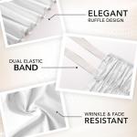 Queen Microfiber Bed Ruffle - Easy Wrap Around