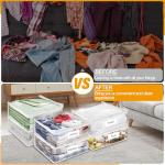 Durable Clear Storage Bags with Easy-Glide Zipper