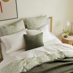 Olive Green Decorative Throw Pillow Covers Set of 2