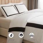 OSVINO King Size Microfiber Duvet Cover Set