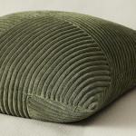 Olive Green Decorative Throw Pillow Covers Set of 2