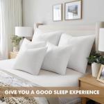 MIULEE Set of 2 18x18 Inch Pillow Inserts