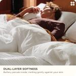 Bedsure Cotton Waffle Weave Queen Duvet Cover Set