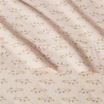 Organic Cotton Kids' Twin Sheet Set - Pale Pink Fox