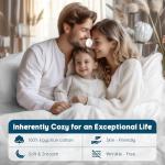 Egyptian Cotton 800 TC Cooling Bed Sheet Set