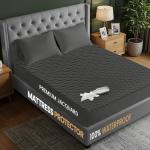 Utopia Bedding Twin Waterproof Mattress Protector - Gray