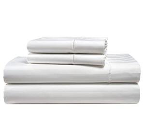 Lane Linen White Queen Sheet Set - 100% Cotton