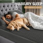 Utopia Bedding Twin Waterproof Mattress Protector - Gray