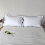 Ranznaz White Cotton Pillow Shams Set of 2
