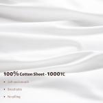 Shilucheng 100% Egyptian Cotton King Sheet Set