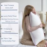 King Size Breathable Down Alternative Bed Pillows Set