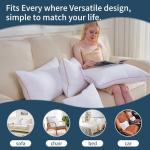 King Size Breathable Down Alternative Bed Pillows Set