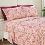 Cozy 6-Piece Hotel Quality Coral Sheet Set