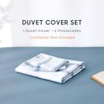 Wake In Cloud Striped Duvet Set, Full Size