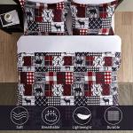 Rustic Christmas Queen Quilt Set with Shams