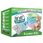 Extra Large Vacuum Storage Bags for Bedding (4 Pack)