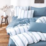 Wake In Cloud Striped Duvet Set, Full Size