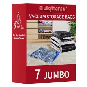 MEIQIHOME Jumbo Vacuum Storage Bags for Bedding