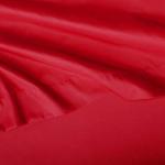 Kid's Lightweight Red Microfiber Twin Sheet Set