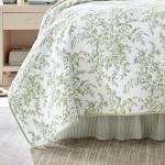Laura Ashley Queen Floral Quilt Set, 3 Pieces