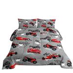 Axolotl Twin Comforter Set with Racing Cars