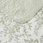 Laura Ashley Queen Floral Quilt Set, 3 Pieces